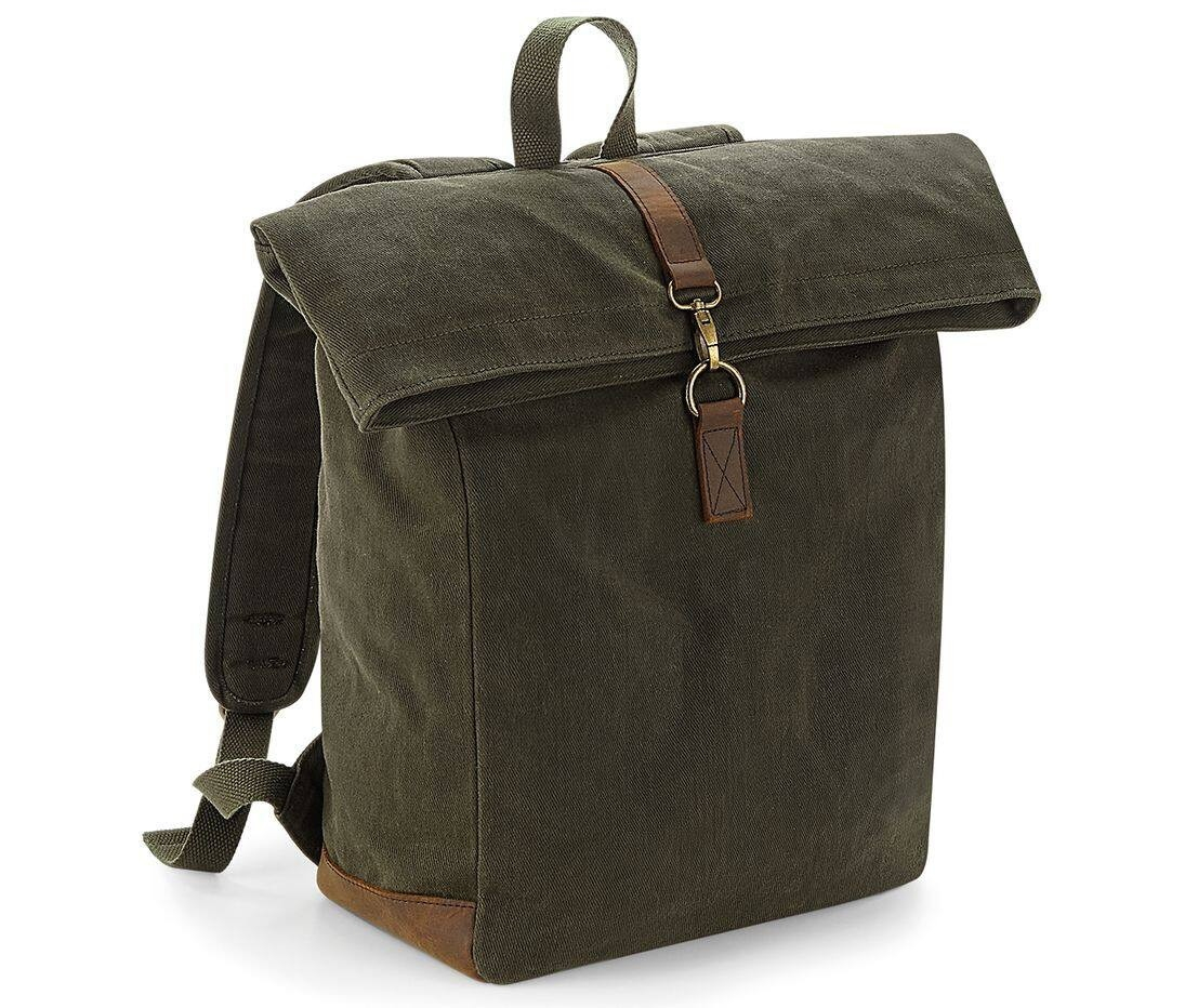 Sac à dos en toile cirée traditionnel