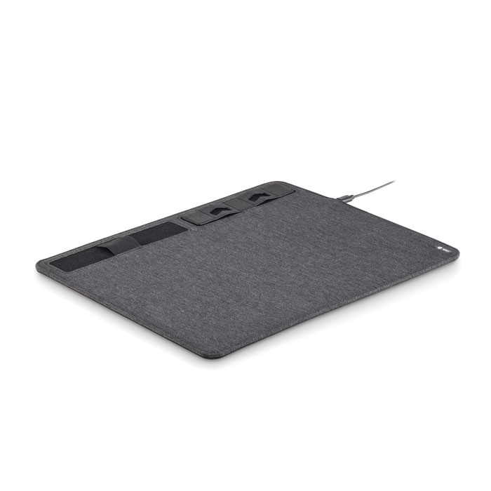 SUPERPAD - Tapis de souris RPET chargeur 15W thumb