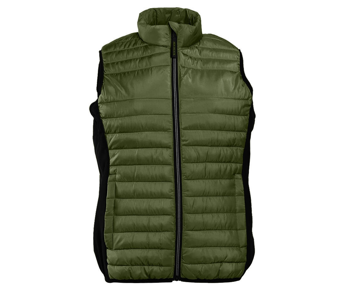 Bodywarmer bi-matière femme
