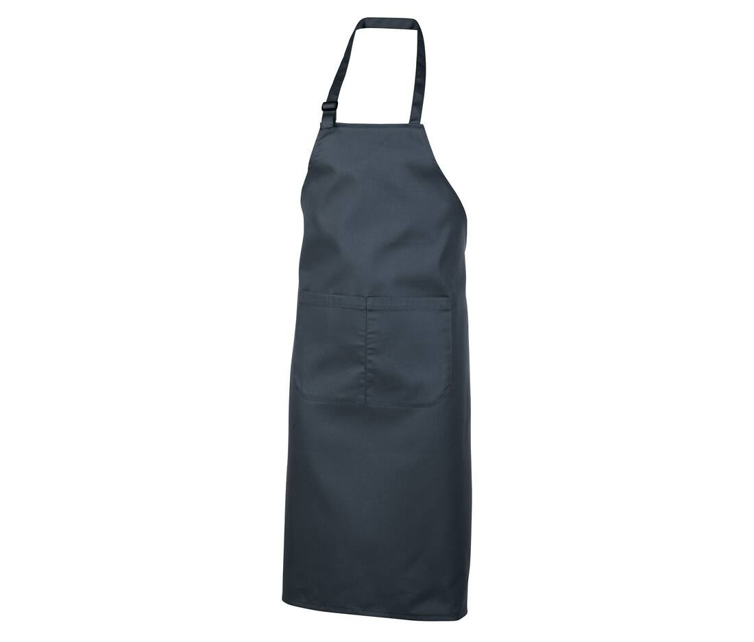 Tablier à bavette 100% coton avec poche