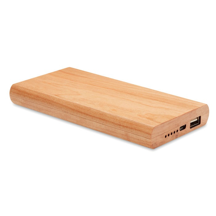ARENAPOWER - batterie externe 4000 mAh Bambou thumb