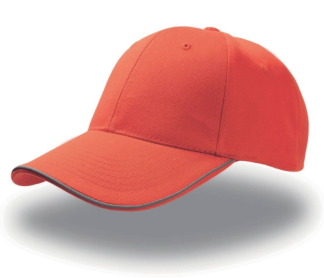 Casquette 6 pans piping réfléchissant