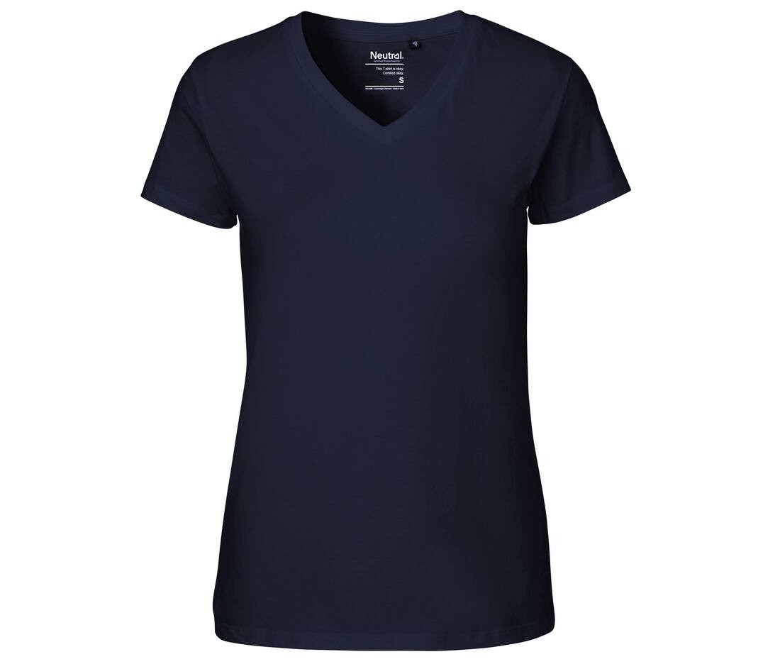 Tee-shirt femme col v