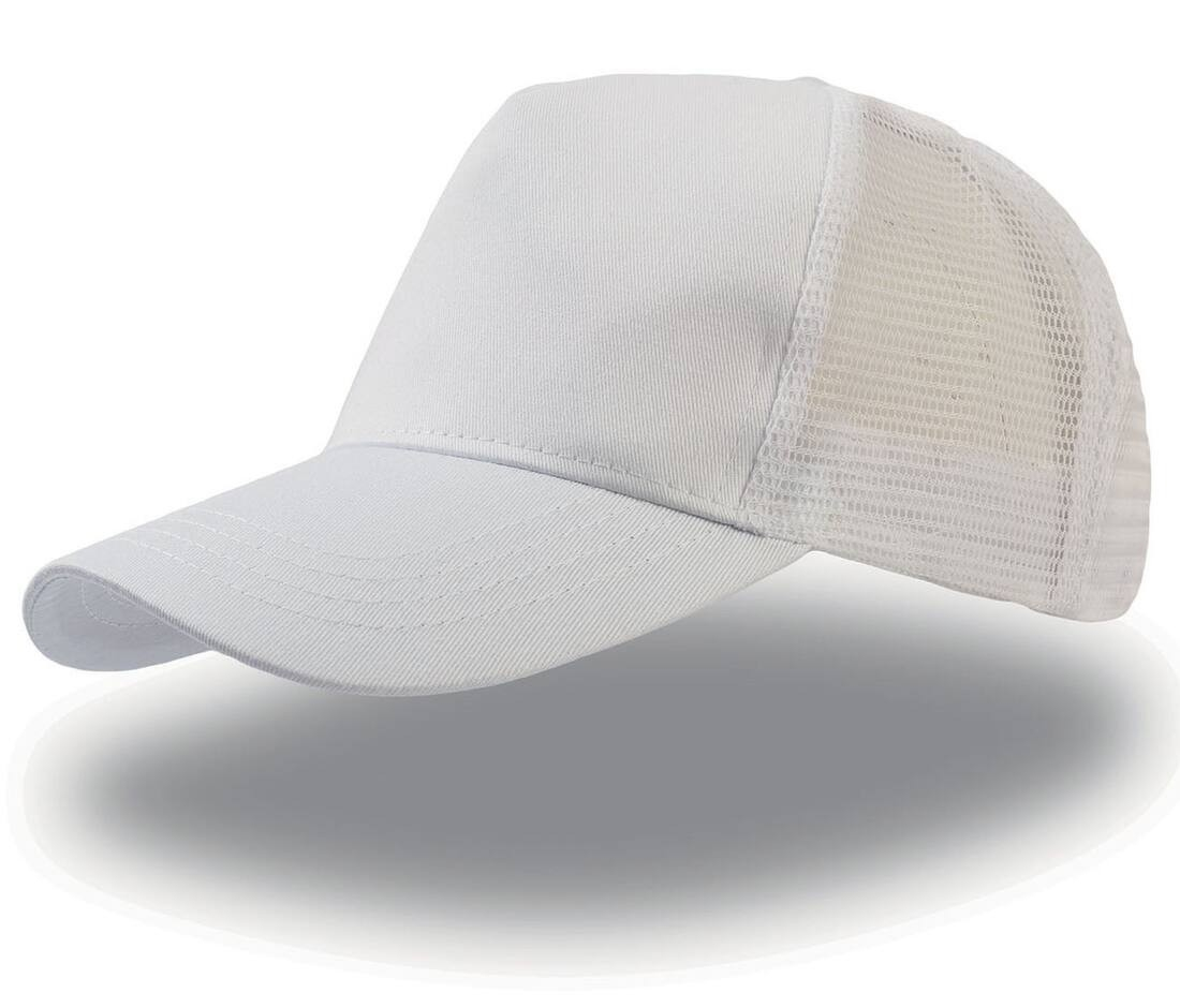 Casquette 5 pans style trucker en coton