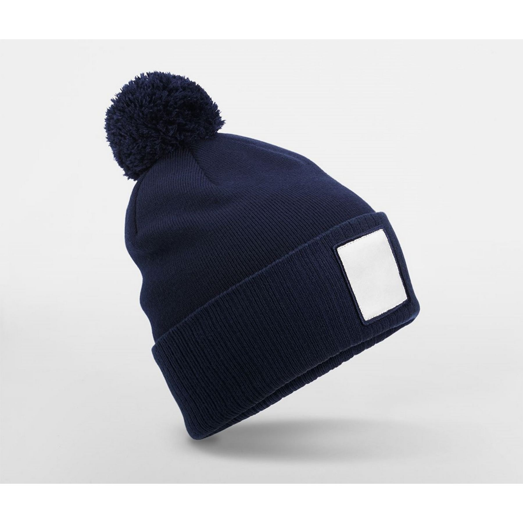 Bonnet avec pompon et patch