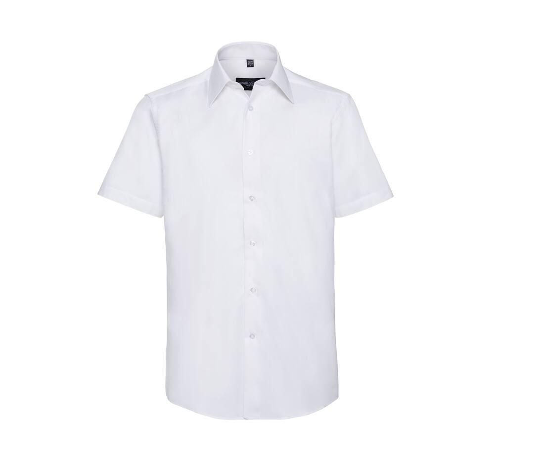 Men's short sleeve tailored oxford shirt