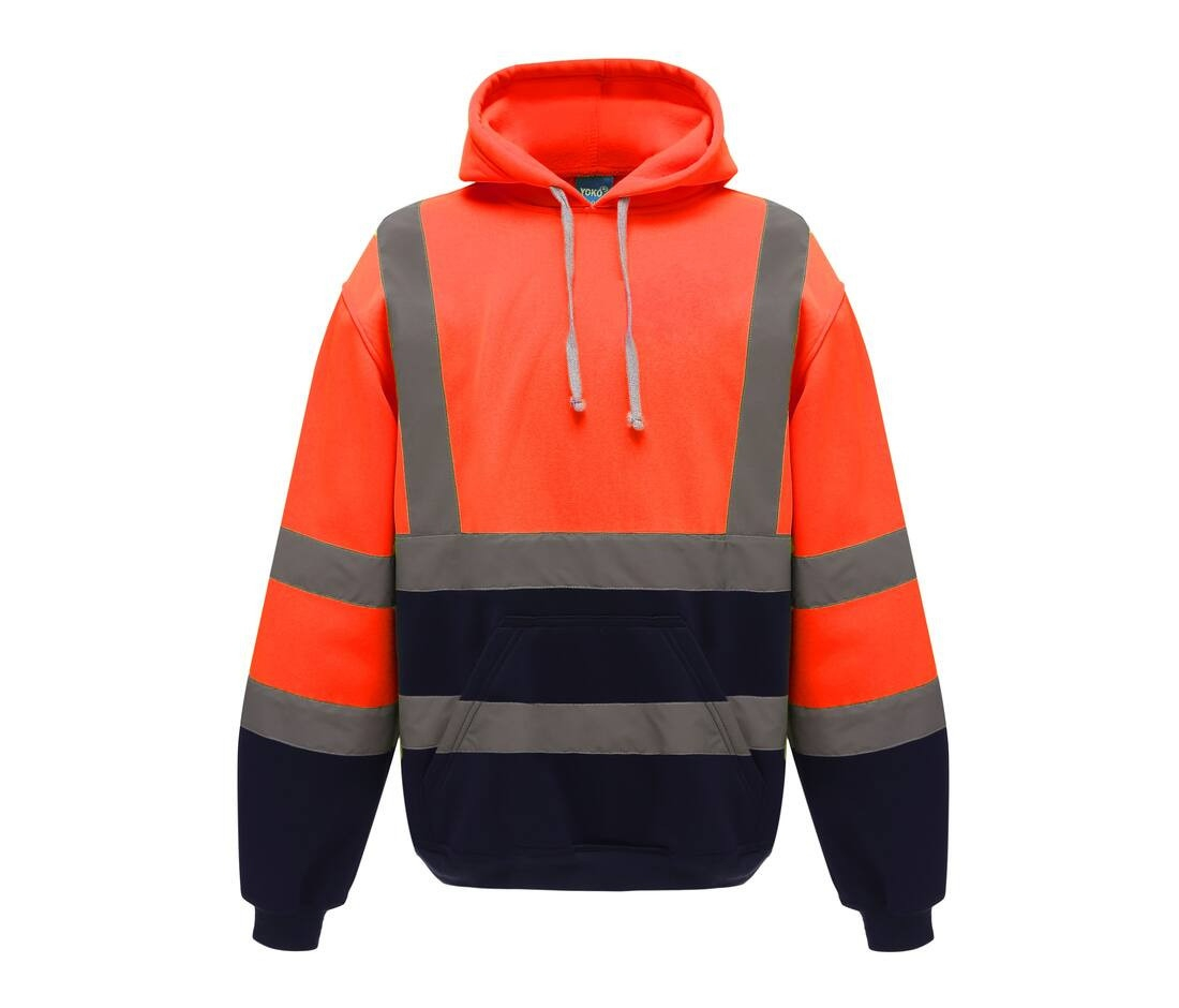Sweat capuche haute visibilité