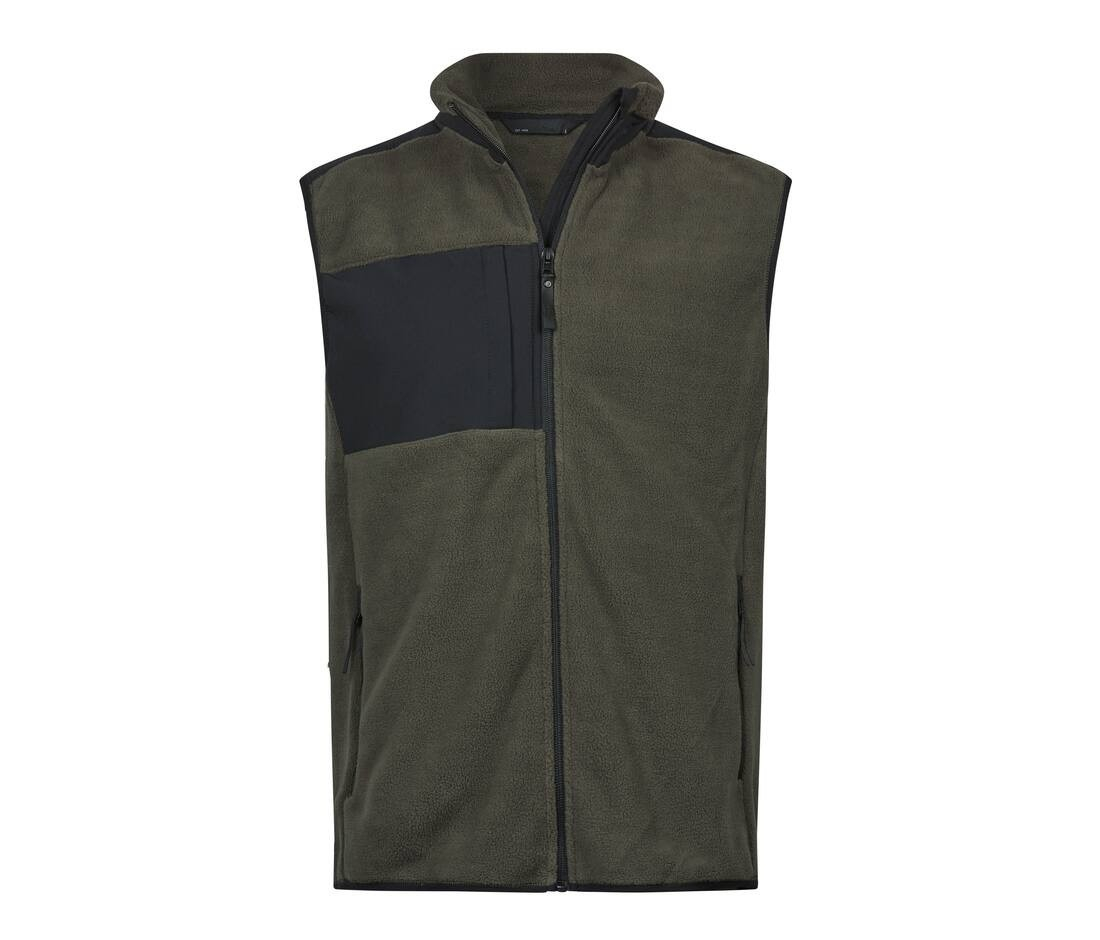 Bodywarmer épais avec empiècements renforcés
