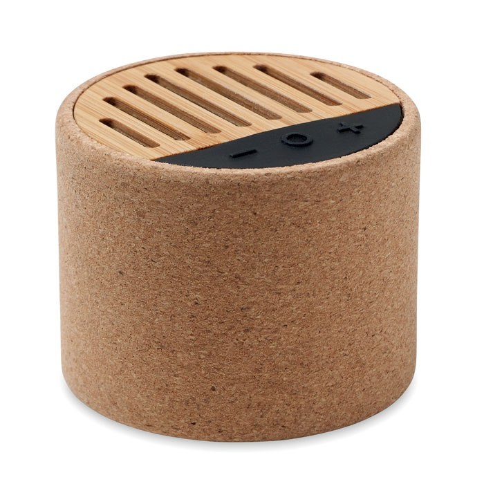 ROUND + - Haut-parleur sans fil liège thumb
