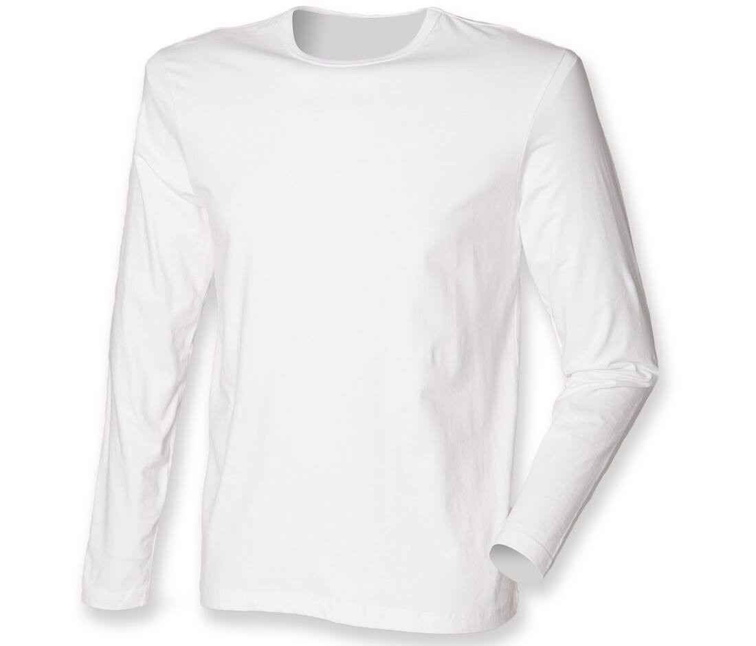 Tee-shirt stretch homme manches longues