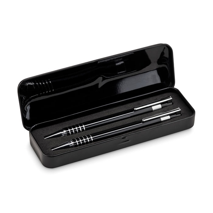 ALUCOLOR - Set stylo bille étui métal thumb