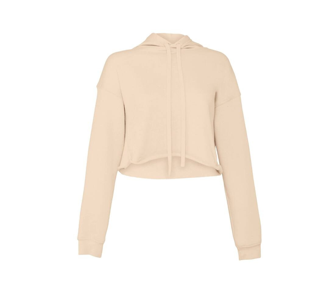 Sweat capuche femme court