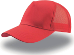 Casquette 5 pans style trucker en coton