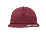 Unstructured 5-panel snapback