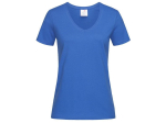 Tee-shirt femme col v
