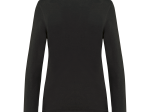 Polo maille piquée manches longues femme