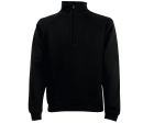 Sweat manches raglan col zippé