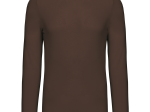 T-shirt col rond manches longues homme