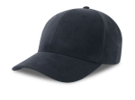 Casquette 6 pans mid visor faux suède