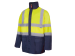 Parka 4 en 1 bicolore haute visibilité