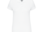 Polo piqué manches courtes femme