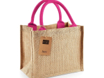 Petit sac en toile de jute