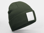 Bonnet tricoté avec empiècement