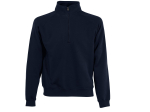 Sweat manches raglan col zippé