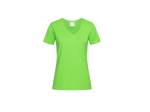 Tee-shirt femme col v
