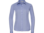 Ladies' long sleeve tailored herringbone shirt