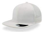 Casquette visière plate style trucker