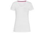 Tee-shirt femme col v