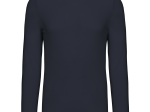 T-shirt col rond manches longues homme