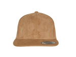 Casquette snapback toucher velours