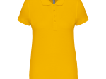 Polo piqué manches courtes femme