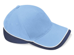 Casquette bicolore 5 pans