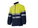 Veste polaire bicolore haute visibilité