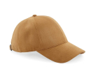 Casquette 6 panneaux en faux daim