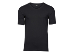 Tee-shirt stretch col v