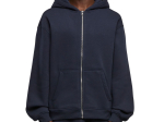 Sweat à capuche zippé ample