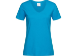 Tee-shirt femme col v