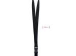 WIDE LANY - Lanyard crochet métal 25mm