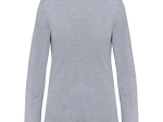 Polo maille piquée manches longues femme