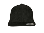 Casquette snapback toucher velours