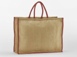 Grand sac shopping en toile de jute