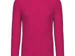 T-shirt col rond manches longues homme