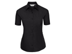 Ladies' short sleeve classic polycotton poplin shirt