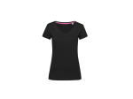 Tee-shirt femme col v