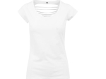Tee-shirt femme dos lacéré