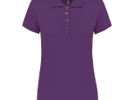 Polo piqué manches courtes femme